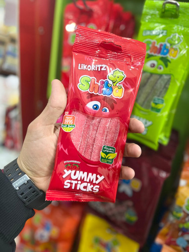 پاستیل شکری با طعم توت فرنگی